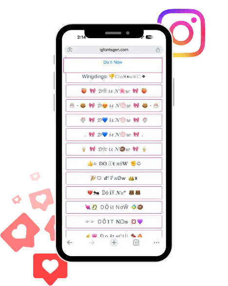 Instagram Fonts Generator ➜#𝟙😍⚡ Copy ✂ ⓐⓝⓓ Paste 💕 5 multiple ig fonts