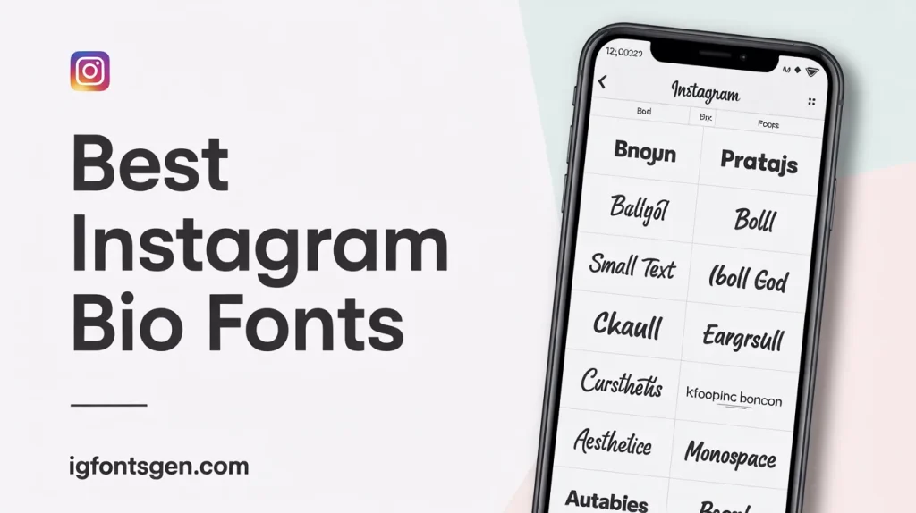 Best Instagram Bio Fonts 1 best instagram bio fonts